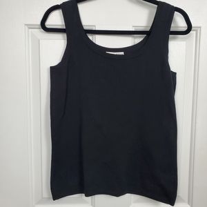 Pendleton 75% Silk Black Tank Size Small